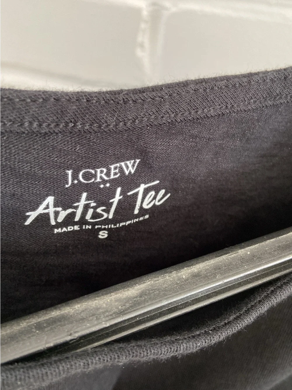 New With Tags J.Crew Classic Black Long-Sleeve Women's Top